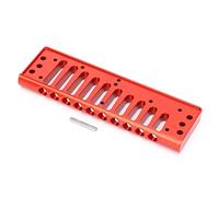 SP20 Harmonica Comb, 10 - Hole Blues Harmonica Replacement Part, Aluminium Alloy Comb with Rounded Edges and Round Mouthpiece for Comfortable Playing, Includes Pin
