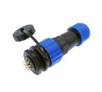 SP20 Straight Connector 2 Pin 3/4/5/6/7/8/9/10/12/14Pin IP68 Industrial Cable 1Pcs(4 pin)