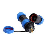 SP21 IP68 2/3 /4/5 /7/9 /12pin Waterproof Aviation Plug Socket Cable in-line Connector Plasti Aviation Plug and Socket IP68 Wire-to-Wire Installation 110-380V(2pin)