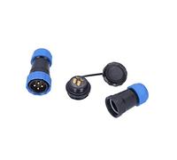 SP28 Aviation Plug Socket, 45A High Current IP68 Connector, M28x1.5 Threaded Aviation Plug with Gold - Plated Copper Contacts for Communication Equipment and Industrial (4 Pin)