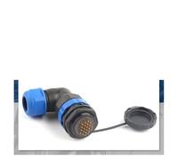 SP28 Back Nut Cable Connector 2/3/4/5/6/7/9/10/12/14/16/19/22/24/26 Pin Angle Connectors 90 Degree Elbow IDGTTLDF(SPW28-22L)