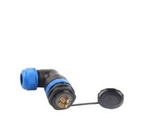 SP28 Back Nut Cable Connector 2/3/4/5/6/7/9/10/12/14/16/19/22/24/26 Pin Angle Connectors 90 Degree Elbow IDGTTLDF(SPW28-4L)