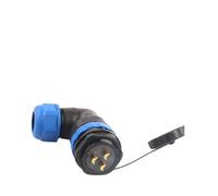 SP28 Back Nut Cable Connector 2/3/4/5/6/7/9/10/12/14/16/19/22/24/26 Pin Angle Connectors 90 Degree Elbow IDGTTLDF(SPW28-3L)