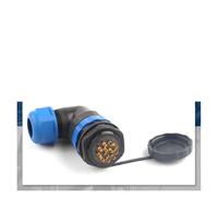 SP28 Back Nut Cable Connector 2/3/4/5/6/7/9/10/12/14/16/19/22/24/26 Pin Angle Connectors 90 Degree Elbow IDGTTLDF(SPW28-12L)