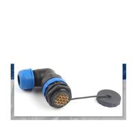 SP28 Back Nut Cable Connector 2/3/4/5/6/7/9/10/12/14/16/19/22/24/26 Pin Angle Connectors 90 Degree Elbow IDGTTLDF(SPW28-14L)