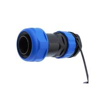 SP28 corrugated pipe waterproof connector 2/3/4/5/6/7/9/10/12/14/16/19/22/24/26Pin IP68 plug and threaded socket IDGTTLDF(2P)