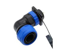 SP28 corrugated pipe waterproof connector IP68 angle connectors 2pin 3/4/5/6/7/9/10/12/14/16/19/22/24/26Pin 90 degree elbow IDGTTLDF(7P)