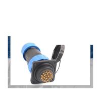 SP28 Square With Hole Industrial Aviation Plug and Socket Connector 2/3/4/5/6/7/9/10/12/14/16/19/22/24/26 Pin IDGTTLDF(SP28-16S)