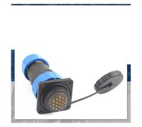 SP28 Square With Hole Industrial Aviation Plug and Socket Connector 2/3/4/5/6/7/9/10/12/14/16/19/22/24/26 Pin IDGTTLDF(SP28-19S)