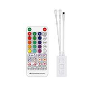 SP511E WiFi Music LED Controller Dual Output Alexa Smart Voice APP Control Suitable for WS2812b WS2811 Addressable Pixel(Dc5-24v 2 Output)