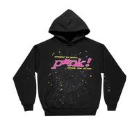 Sp5der P*nk Hoodie 'Black' 2406-1FW210106PH-BLAC S