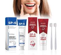 Sp6 Probiotics Toothpaste 2 PCS,Sp-6 Ultra Whitening Toothpaste Fresh Breath & Oral Care, Sp-6 Toothpaste Probiotic Ultra Whitening & Deep Cleaning, Sp 6 Whitening Toothpaste Promotes Gum Health
