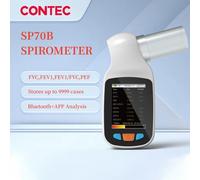 SP70B Handheld Digital Spirometer Bluetooth Lung Breath Diagnostic APP Analysis
