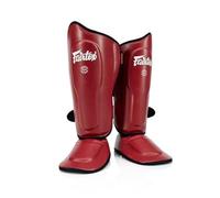 SP9 Fairtex Ultra Ergo Shin Pads Red Large