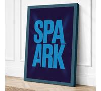 Spa Ark Typography Canvas Wall Art Print 18x12 Inch (46 x 30 cm)