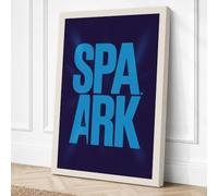 Spa Ark Typography Canvas Wall Art Print 18x12 Inch (46 x 30 cm)