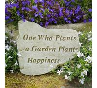 Spa Beautiful Design Stone Cast Wall Hapiness Plaque