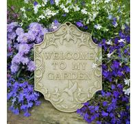 Spa Beautiful Design Stone Cast Wall Welcome Plaque