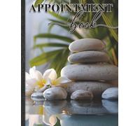 Spa Beauty Salon Appointment Book: Zen Relation Style, Full Year with 52 weeks, 15 min slots, Blank Months, Contacts, Notes, Beauty Salon, Client Reservations Planner, Large Book with Clear Grids
