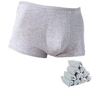 Spa Boxer Shorts, Men's Disposable Cotton Briefs, for Travel Massage Overnight Stays,5pcs,4XL