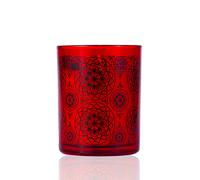 Spa Ceylon Cardamom Rose - Aromaveda Natural Candle 200g in Red Spa Ceylon Red 200g