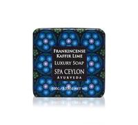 SPA CEYLON FRANKINCENSE KAFFIR LIME Luxury Soap | Luxuriously Creamy Natural Cleanser | Moisturize | Soften skin | Paraben Free | 100% Vegetarian | Suitable for all skin types