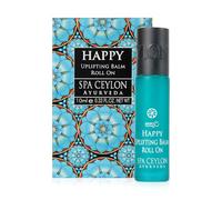 SPA CEYLON Happy Uplifting Balm Roll On | Naturally Refreshing & Revitalizing | Vegetarian | Aromatherapy