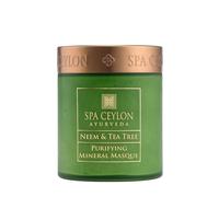 SPA CEYLON Mineral-Rich Neem & Tea Tree clay Facial Masque for a Natural Glow | cruelty free | 100% Vegetarian | Acne-Clearing & Pore Minimizing | Soothing Arnica, Peppermint, Licorice | Best for oil