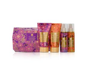 Spa Ceylon Orchid Paradise Festive Drum | Body Lotion, Body Spray | All Natural Ayurvedic Ingredients | Christmas Gift Set | Vegan & Cruelty-free | 60ml x 4