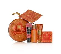Spa Ceylon Orchid Paradise Island Treats Mandarin Orchid 4pc | Hand Cream 10g | Luxury Soap 50g | Hand & Body Lotion 30ml | Lip Balm 8g | Ideal for Beauty Gifts | Travel Set | Mini Body Care Set