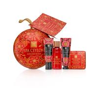 Spa Ceylon Orchid Paradise Island Treats Red Orchid 4pc | Hand Cream 10g | Luxury Soap 50g | Hand & Body Lotion 30ml | Lip Balm 8g | Ideal for Beauty Gifts | Travel Set | Mini Body Care Set