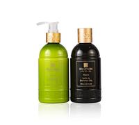 Spa Ceylon Peace Bath & Body Duo Set | Ayurvedic Luxury Lavender & Lemongrass Body Wash & Lotion Set | Organic & Natural | Gift set | 250ml x 2