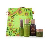 SPA CEYLON Peace Discovery Set | Ayurvedic Discovery Set for Tranquility and Relaxation | Lemongrass | Shower Gel 50ml,Body Lotion 50ml, Body Mist 20ml, Body Scrub 30g | Organic Gift Set