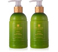 SPA CEYLON Peace Hand and Body Lotion | Calming Herbal Moisturizer with Coconut | Almond & Lemongrass Body cream | Gentle & Soothing for All Skin Types | Vegetarian | 250ml (Pack of 2)