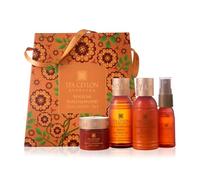 Spa Ceylon Sensual Sandalwood Discovery Set | Travel Size Body Care Set for All Skin Types | Body & Pillow Mist 20ml, Bath & Shower Gel 50ml, Body Lotion 50ml, Body Scrub 30g | Gift Set