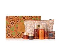 Spa Ceylon SENSUAL SANDALWOOD HOME SPA SET | Body Care Set & Mini Travel Bag | Organic Self-Care Set | Vegan