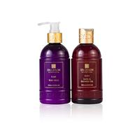 Spa Ceylon Sleep Bath & Body Duo Set | Lavender Ylang Ylang Body Wash & Body Lotion Set | Organic & Natural | Gift set | Luxury Ayurveda | 250ml x 2