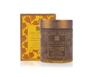 Spa Ceylon True Turmeric Vitamin C Glow Refining Body Polish | Face Care | Ideal for Dull and Blemished Skin Types | 200g