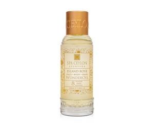 SPA CEYLON Wonder Oil Island Rose, Luxurious Moisturizing Body Oil with Ayurvedic Herbs for Skin & Hair, Non-Greasy Organic Formula, Vegan & Paraben-Free | 100ml