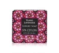 SPA CEYLON Ylang Lavender Luxury Soap | Ayurveda, Organic Herbal Soap Bar | Moisturising for Normal to Dry Skin | 100g