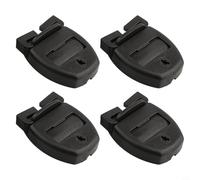 Spa Cover Latch Replacement Kit, Hot tubs Lid Lock Repair Set with 4 Clips, 4 Keys, 8 Screws, Secure Straps for Various Spa Covers, Black Hardware Accessories