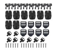 Spa Cover Repair 8 Clamps 8 8pcs Straps 16 Screws Durability ABS Adjustable Fasteners For Hot Tubs Maintenance Spa Cover Security