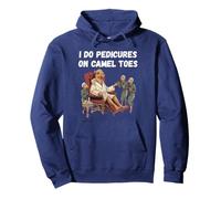 Spa Day Humor Adult Joke Pedicures on Camel Toes Funny Pullover Hoodie