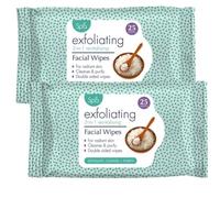 Spa Exfoliating 3-in-1 Facial Wipes, 25 Count, Double-Sided, Revitalising for Radiant Skin