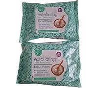 Spa Exfoliating 3-in-1 Revitalising Facial Wipes, 25 Wipes per Pack, 2 Packs