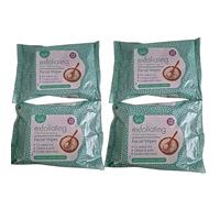 Spa Exfoliating 3-in-1 Revitalising Facial Wipes, 25 Wipes per Pack, 4 Packs