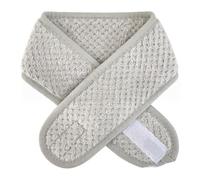 Spa Face Headband Adjustable, Spa Hair Band Women, Headband for Make-Up and Washing, Headband for Face Cosmetic Treatments, Shower, Make-Up, Sports, Yoga, Sports, Light Grey
