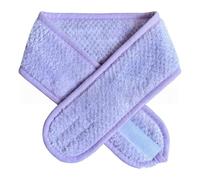Spa Face Headband Adjustable, Spa Hair Band Women, Headband for Make-Up and Washing, Headband for Face Cosmetic Treatments, Shower, Make-Up, Sports, Yoga, Sports, Light Purple
