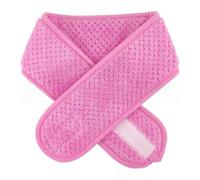 Spa Face Headband Adjustable, Spa Hair Band Women, Headband for Make-Up and Washing, Headband for Face Cosmetic Treatments, Shower, Make-Up, Sports, Yoga, Sports, Pink