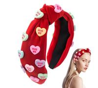 Spa Face Wash Headband - Embellished Knotted Design, Soft Makeup Headpiece, San Hair Band | Country Concert for Dating, Seasonal Beauty Decorations